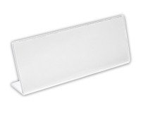 Portanombre de plástico 65 x 180 mm