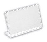 Chevalet porte-nom en "L" - format 85 x 55 mm