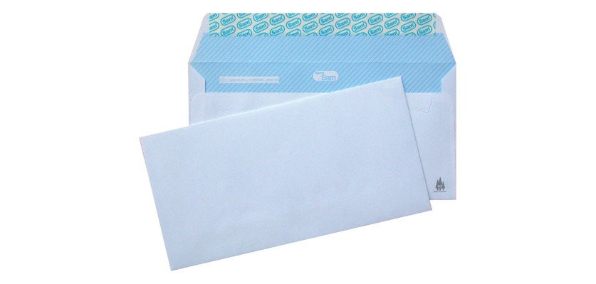 Sobres 115 x 225 mm 90 g Sam - Caja de 500