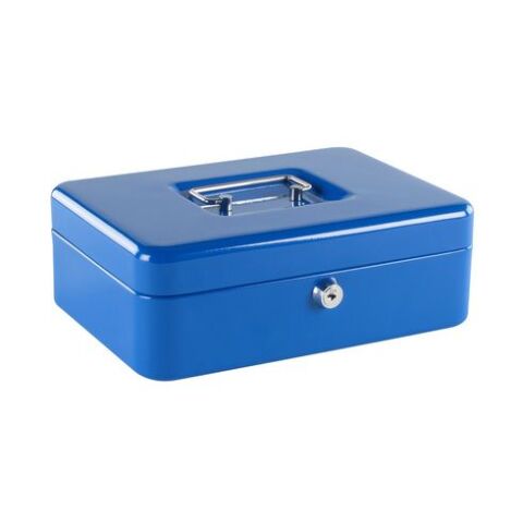 Caja de caudales 25cm azul