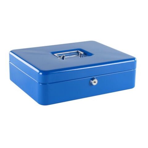 Caja de caudales 30cm azul