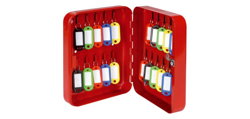 Armoire 40 clés fermeture à clé couleur