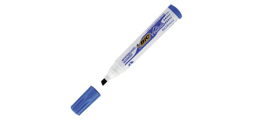 Rotulador de pizarra blanca Bic Velleda punta biselada 1751