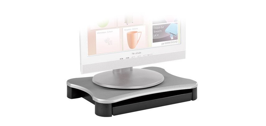 Support écran / imprimante - 1 tiroir