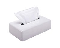 Distribuidor de pañuelos Tork de plástico blanco