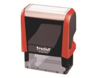 Trodat Printy 4912 sello con texto personalizado 4 lineas 47 x 18 mm multicolor