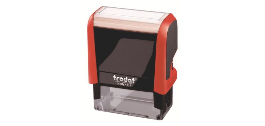 Trodat Printy 4912 sello con texto personalizado 4 lineas 47 x 18 mm multicolor