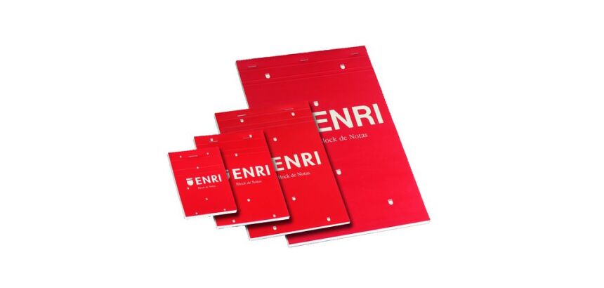 Bloc de notas cuadriculado grapado Enri 75 x 105 mm