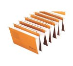 Carpetas colgantes para cajones 34,8 x 24,5 cm Folio Kraft  Bicolor Gio lomo V