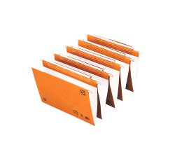 Carpetas colgantes para cajones 32 x 24 cm A4 Kraft Bicolor Gio lomo V