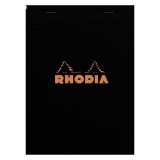 Bloc de bureau Rhodia 14,8 x 21 cm agrafé noir n°16 - 5 x 5 - 80 feuilles