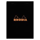 Bloc de bureau Rhodia 14,8 x 21 cm agrafé noir n°16 - 5 x 5 - 80 feuilles