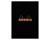 Notizblock Rhodia Schwarz 148 x 210 mm 5 x 5 80 Blatt