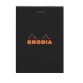 Bureaublok Rhodia zwart 75 x 105 mm zwart geniet n°11- geruit 5 x 5 - 80 vellen