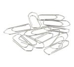 Trombones galvanisés 32 mm - Boîte de 100