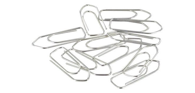 Trombones galvanisés 32 mm - Boîte de 100