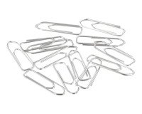 Box 100 galvanized trombones, 25 mm
