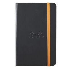 Cuaderno rígido Rhodiarama con líneas - 9,5 x 14 cm