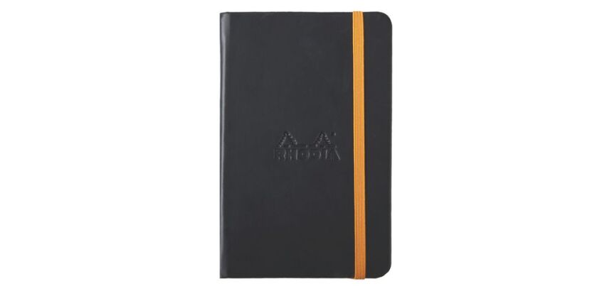 Carnets brochée Rhodiarama - 9 x 14 cm - ivoire ligné - 192 pages