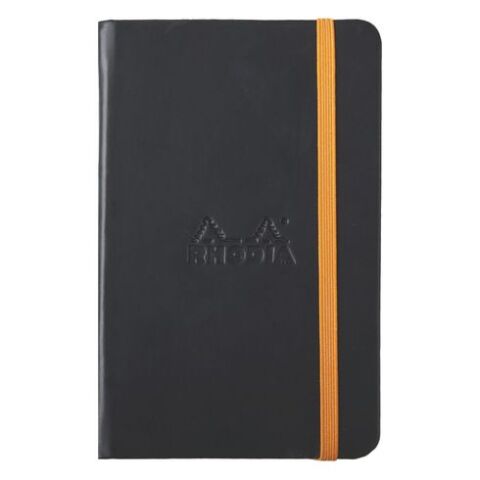 Cuaderno rígido Rhodiarama con líneas - 9,5 x 14 cm