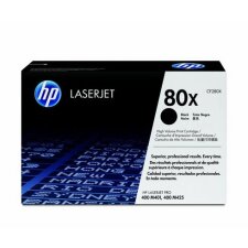 HP 80X - CF280X toner haute capacité noir pour imprimante laser