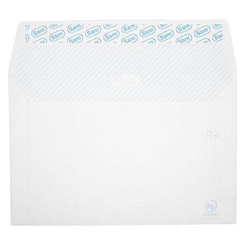 Sobres 120 x 176 mm n9 tira de silicona 90 g Sam - Caja de 500