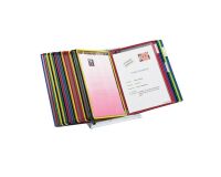 Clasificador de sobremesa giratorio Djois by Tarifold PVC A4 30 bolsillos - 60 vistas colores surtidos