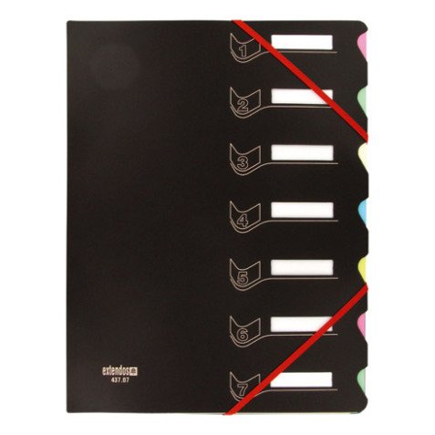 Trieur bi-matières Extendos 7 divisions couleur