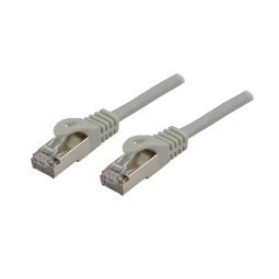 Network cable RJ45 category 6 - 15 meters grey