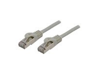 Cable de red Ethernet RJ45 categoría 6e - 20 m gris MCL