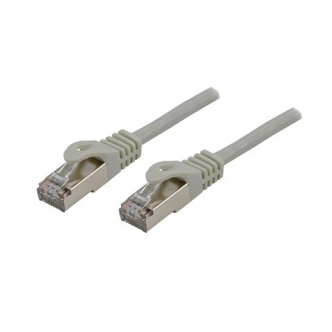 Cable de red Ethernet RJ45 categoría 6e - 20 m gris MCL