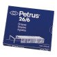 Grapas Petrus 26/6 cobreadas Caja de 1000