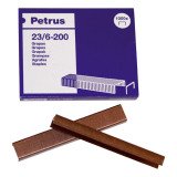 Grapas Petrus 23/6 cobreadas Caja de 1000