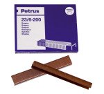 Grapas Petrus 23/6 cobreadas Caja de 1000