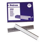 Grapas Petrus 202 galvanizadas Caja de 1000