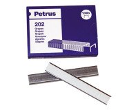 Grapas Petrus 202 galvanizadas Caja de 1000