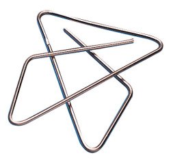 Clips pajarita 32 x 40 mm Caja de 100