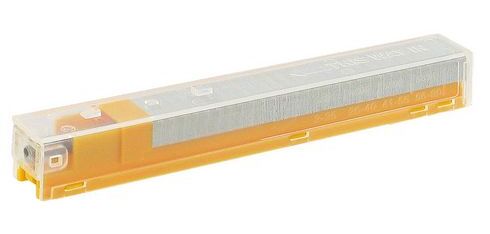 Agrafes Leitz à cartouche coloris jaune - capacité 40 feuilles - lot de 5 recharges de 210