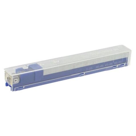 Pack of 5 x 210 refills for stapler Leitz with cartridge colour blue capacity 25 sheets