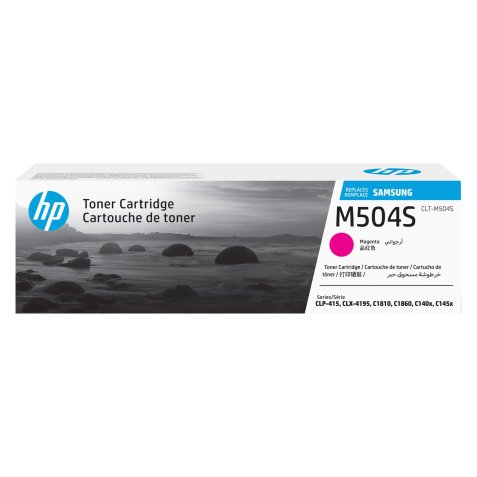 Toner CLT-x504S couleurs séparées (Samsung devient HP) pour imprimante laser