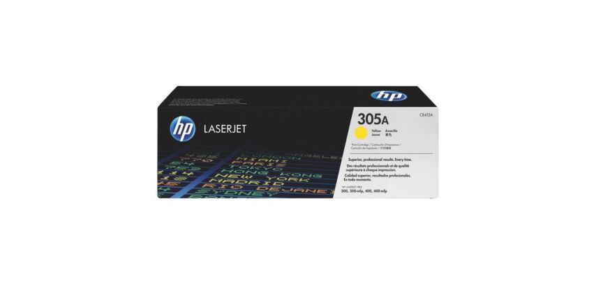 HP 305A - CE41xA toners couleurs séparées pour imprimante laser