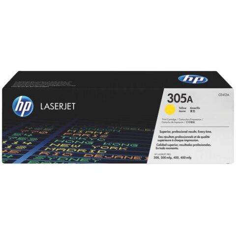 HP 305A / CE412A Tóner original amarillo de capacidad estándar (2600 páginas)