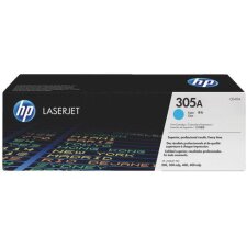 HP 305A - CE41xA toners couleurs séparées pour imprimante laser