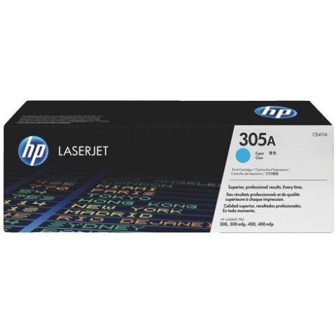 HP 305A / CE411A Tóner original cian de capacidad estándar (2600 páginas)
