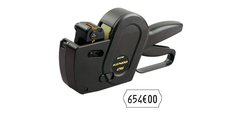 Etiqueteuse Sato Kendo 26 avec étiquettes