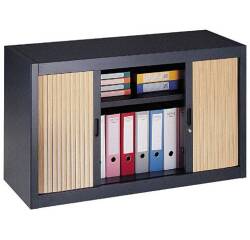 Armoire à rideaux démontables 70 x 120 cm hêtre