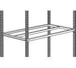 Lot de 2 tablettes tubulaires 100 x 40 cm