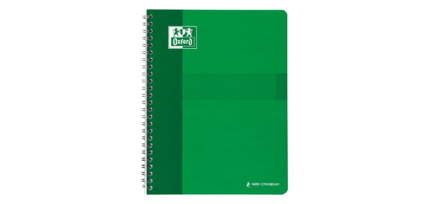 Cahier spirale Oxford Office - 17 x 22 cm - petits carreaux - 100 pages