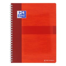 Notebook spiral binding Oxford Office 17 x 22 cm large squares 100 pages