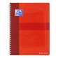 Notebook spiral binding Oxford Office 17 x 22 cm large squares 100 pages